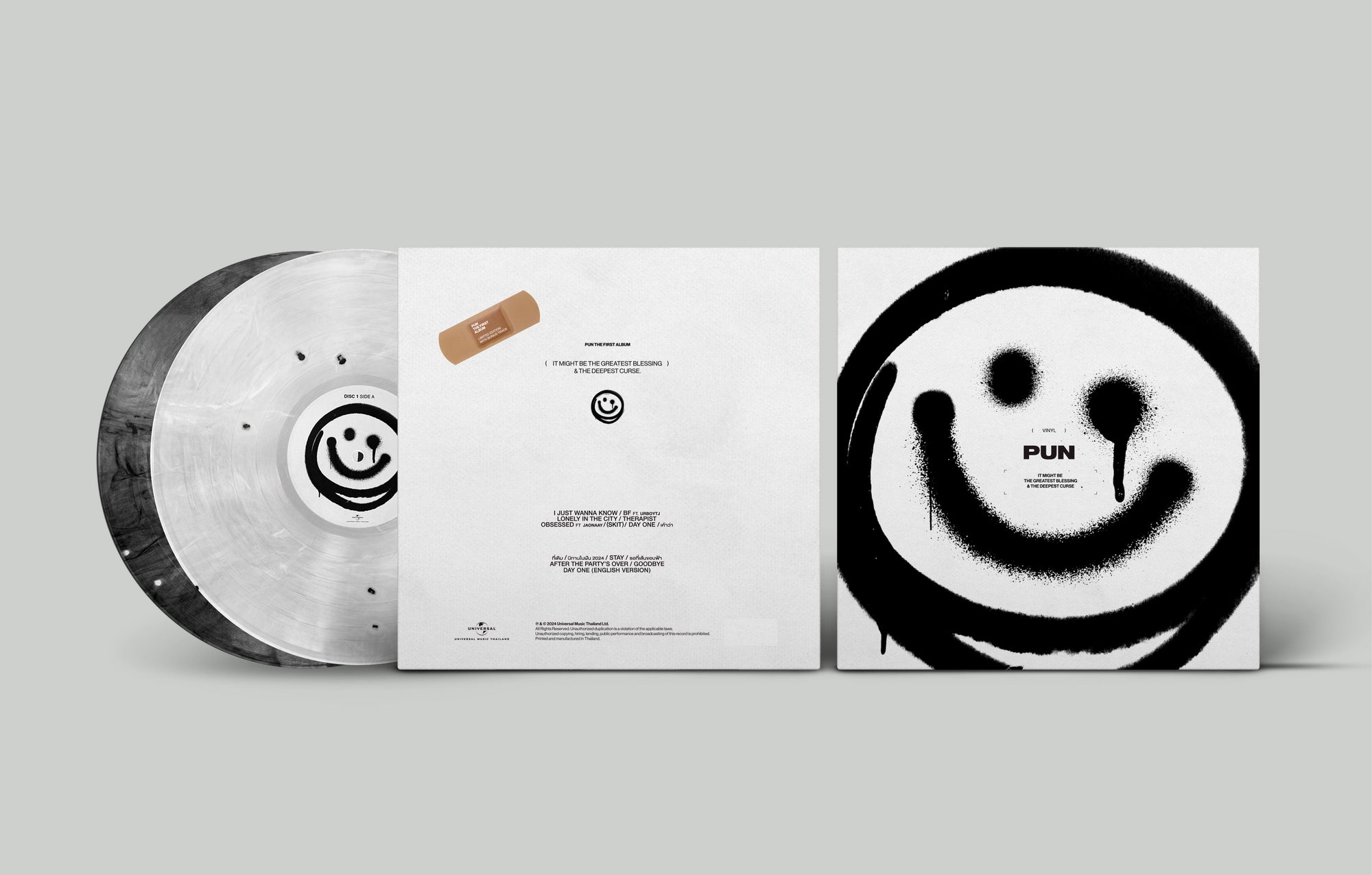 PUN ALBUM 2LP ‘BLACK & WHITE’ VINYL