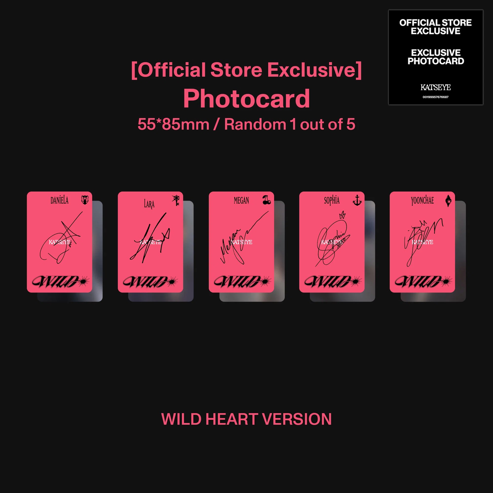 WILD - Wild heart ver. - Official Store Exclusive CD