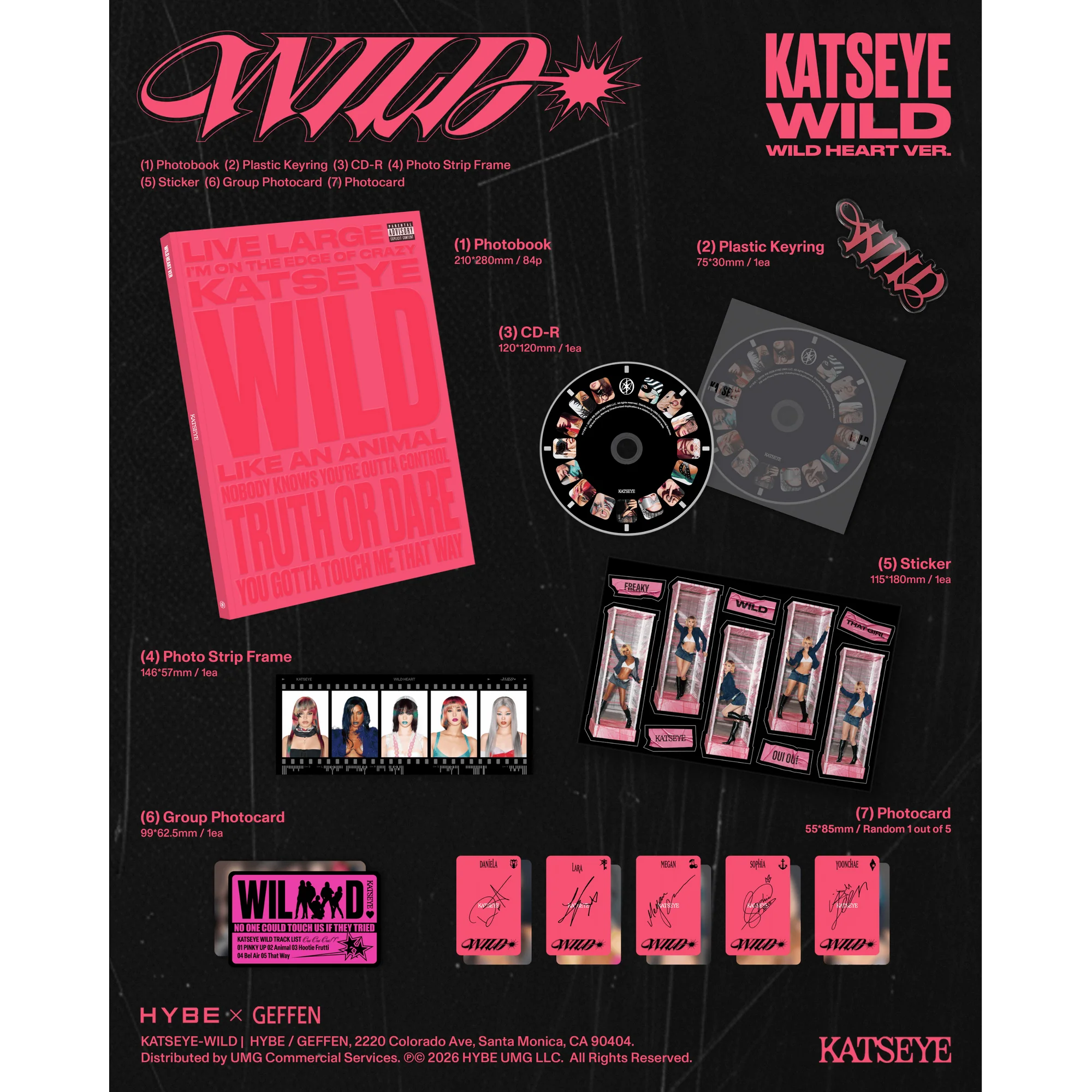 WILD - Wild heart ver. - Official Store Exclusive CD