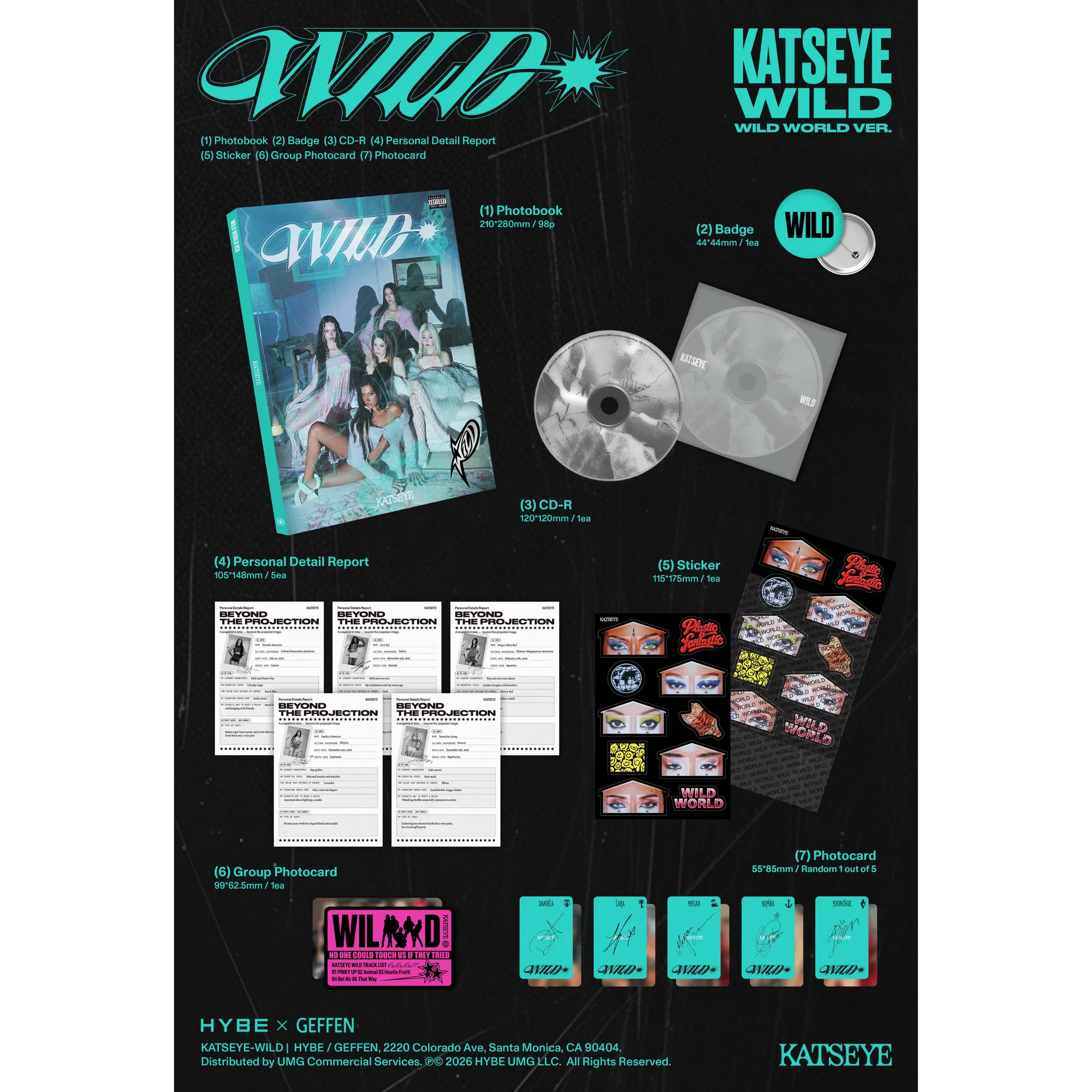 WILD - Wild world ver. - Official Store Exclusive CD