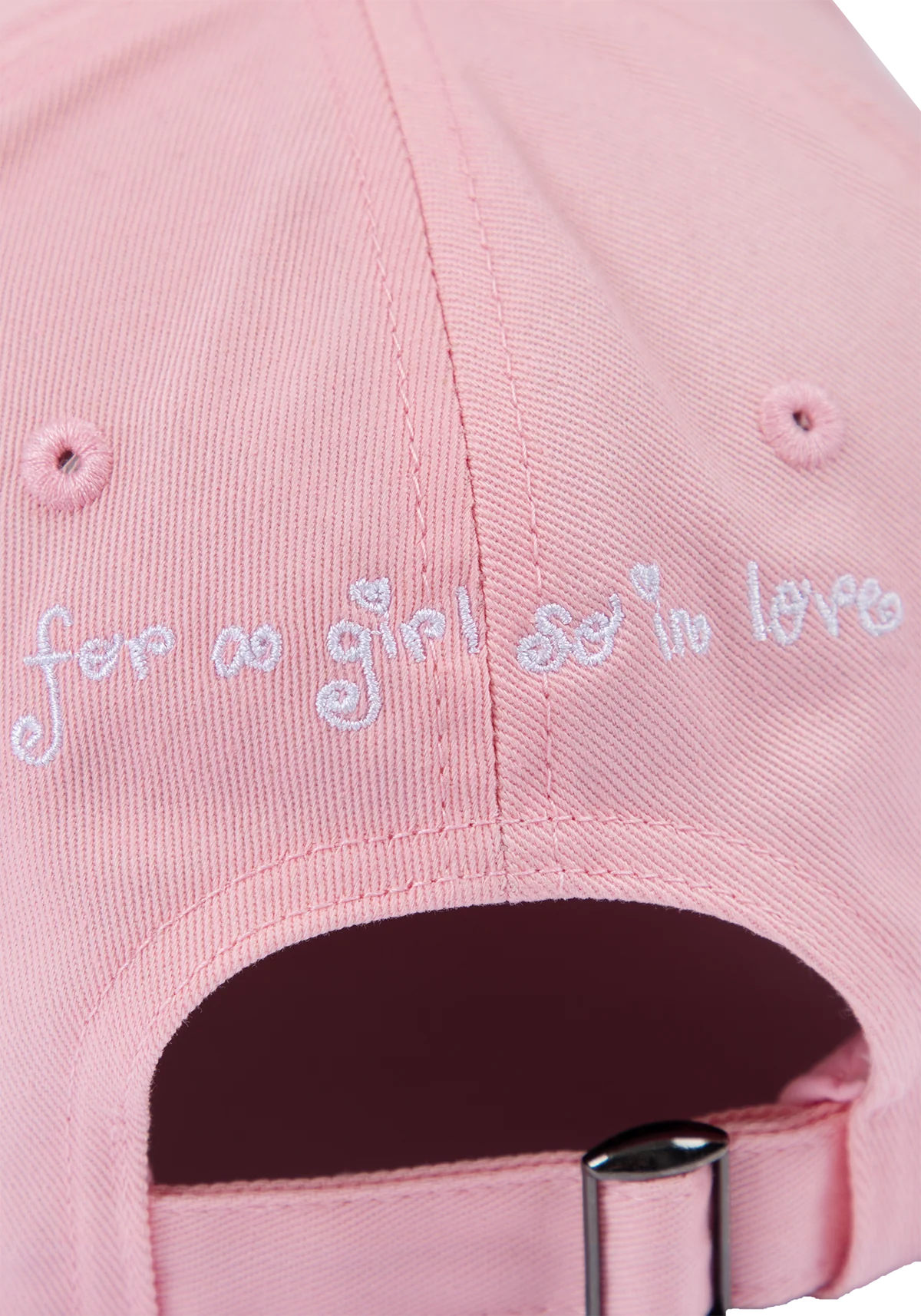 girl in love embroidered hat