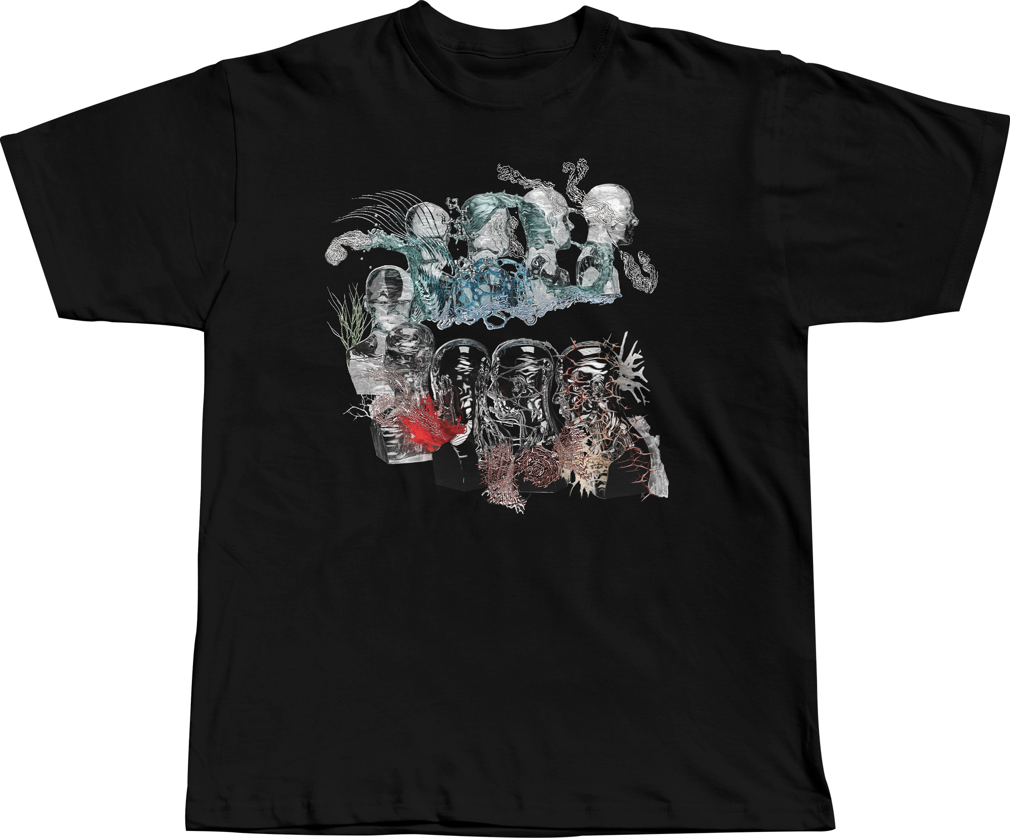 Scrubb Hippo Black Tee