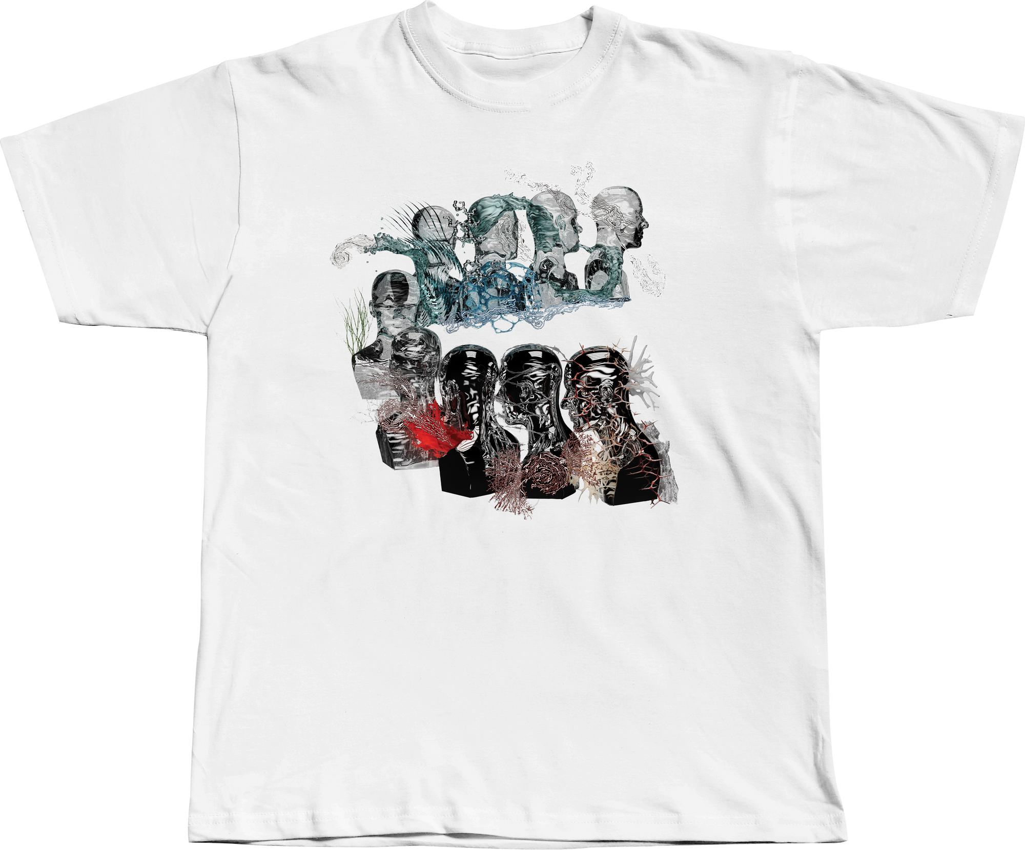 Scrubb Hippo White Tee