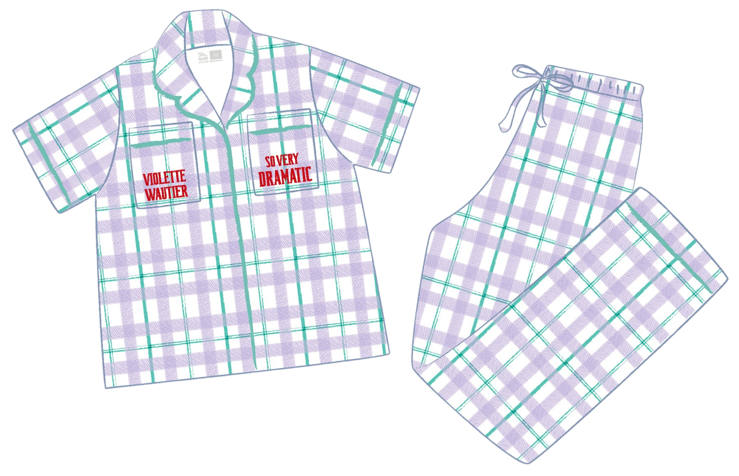 Sliptosleep x Violette Wautier SO VERY DRAMATIC Pajamas