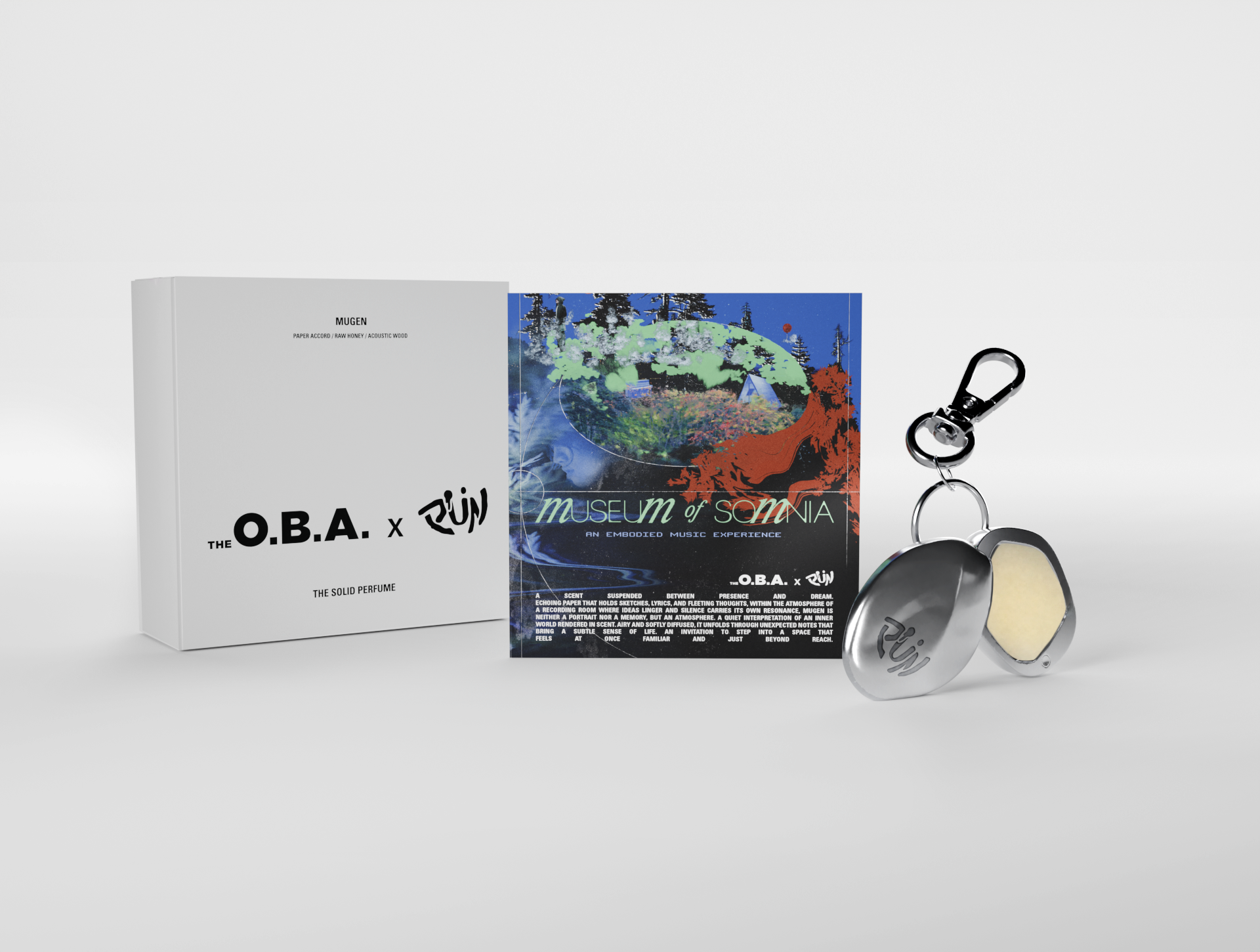 The O.B.A. x PUN: The Solid Perfume Key Chain