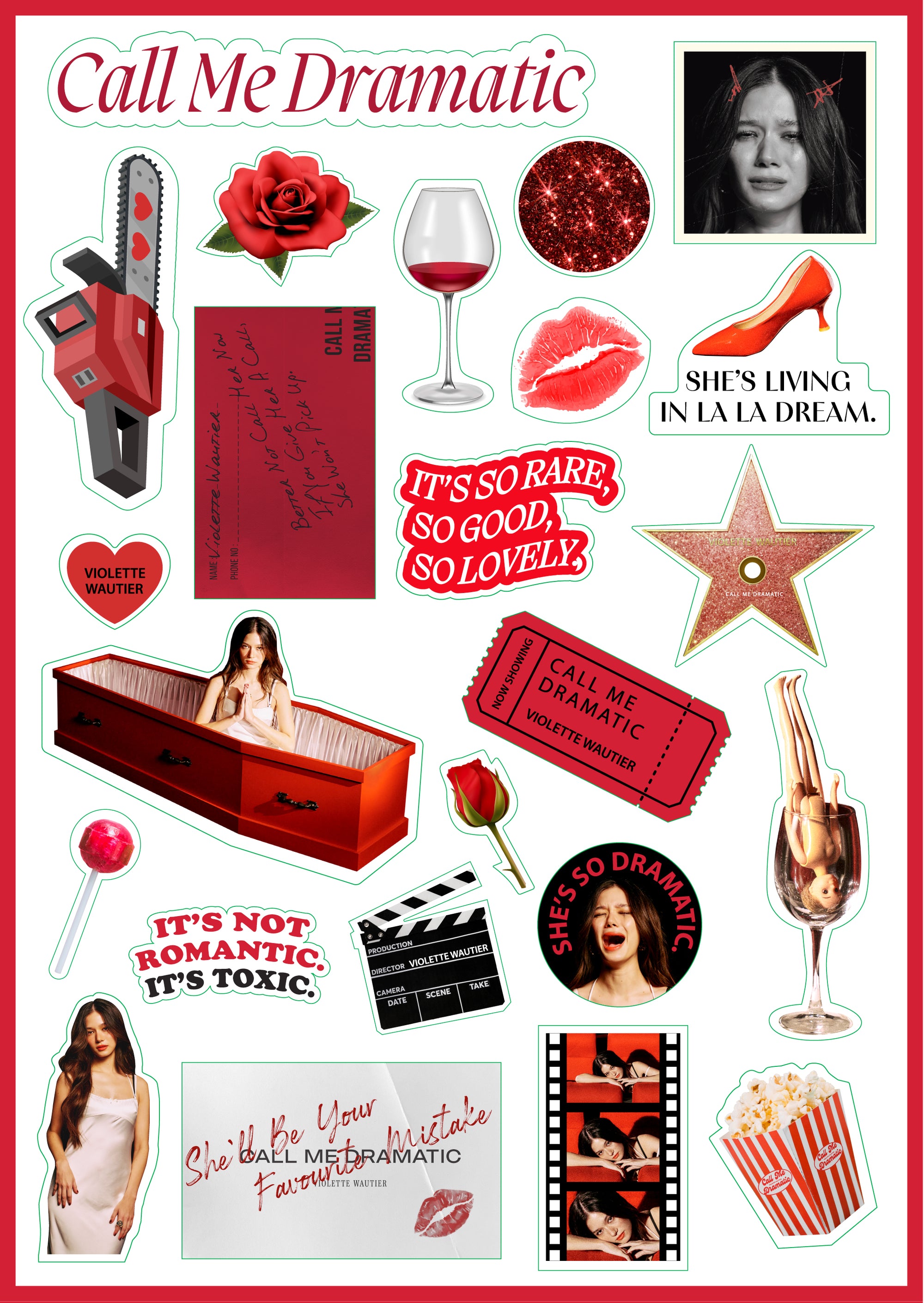 CALL ME DRAMATIC STICKER