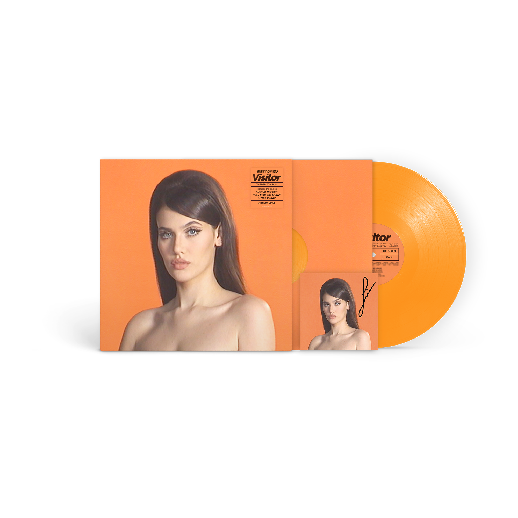 Visitor Tangerine Vinyl (Signed)