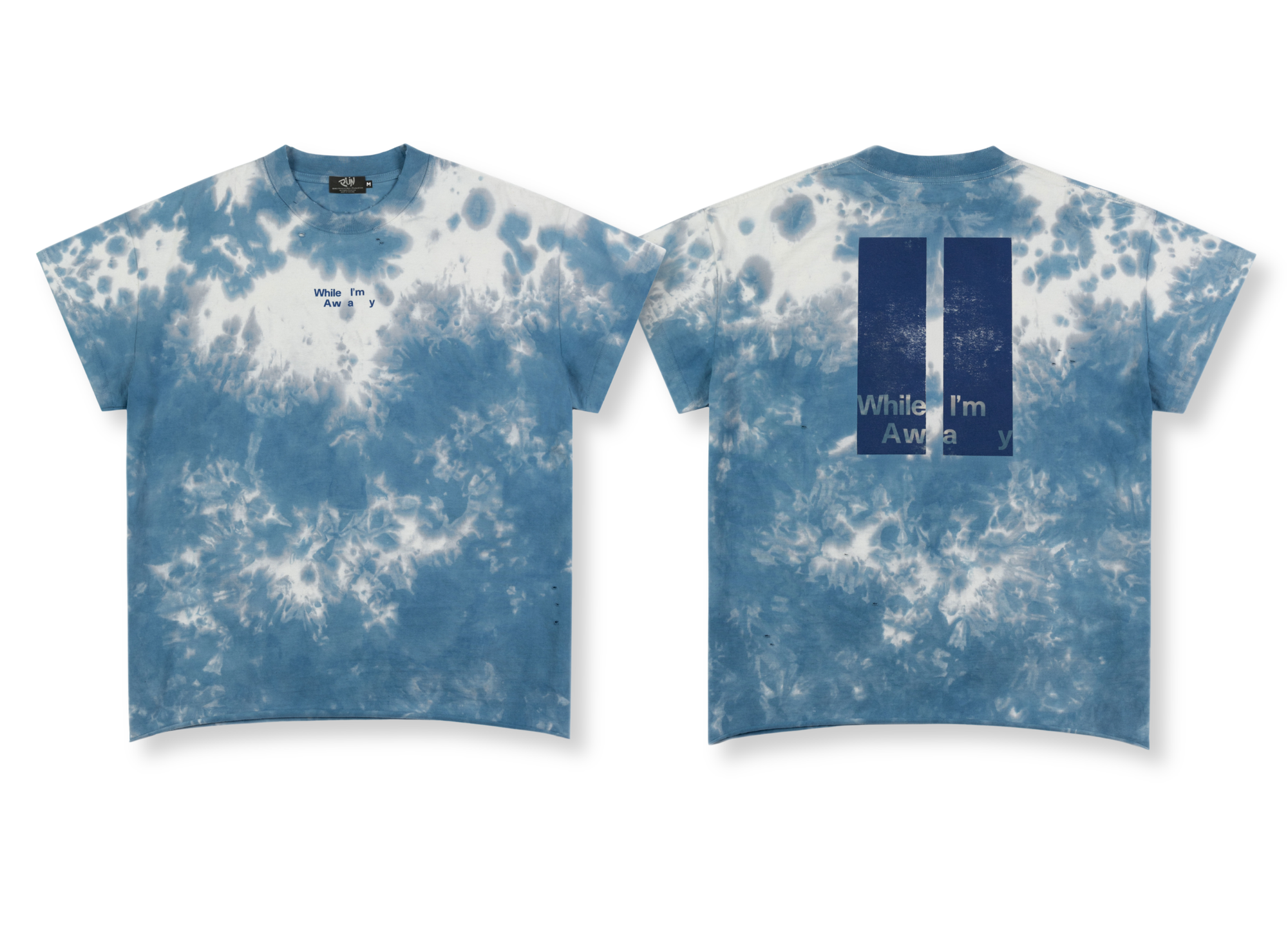 PUN 'WIA' Rainy Indigo Cap Sleeves Tee [Webstore Exclusive]