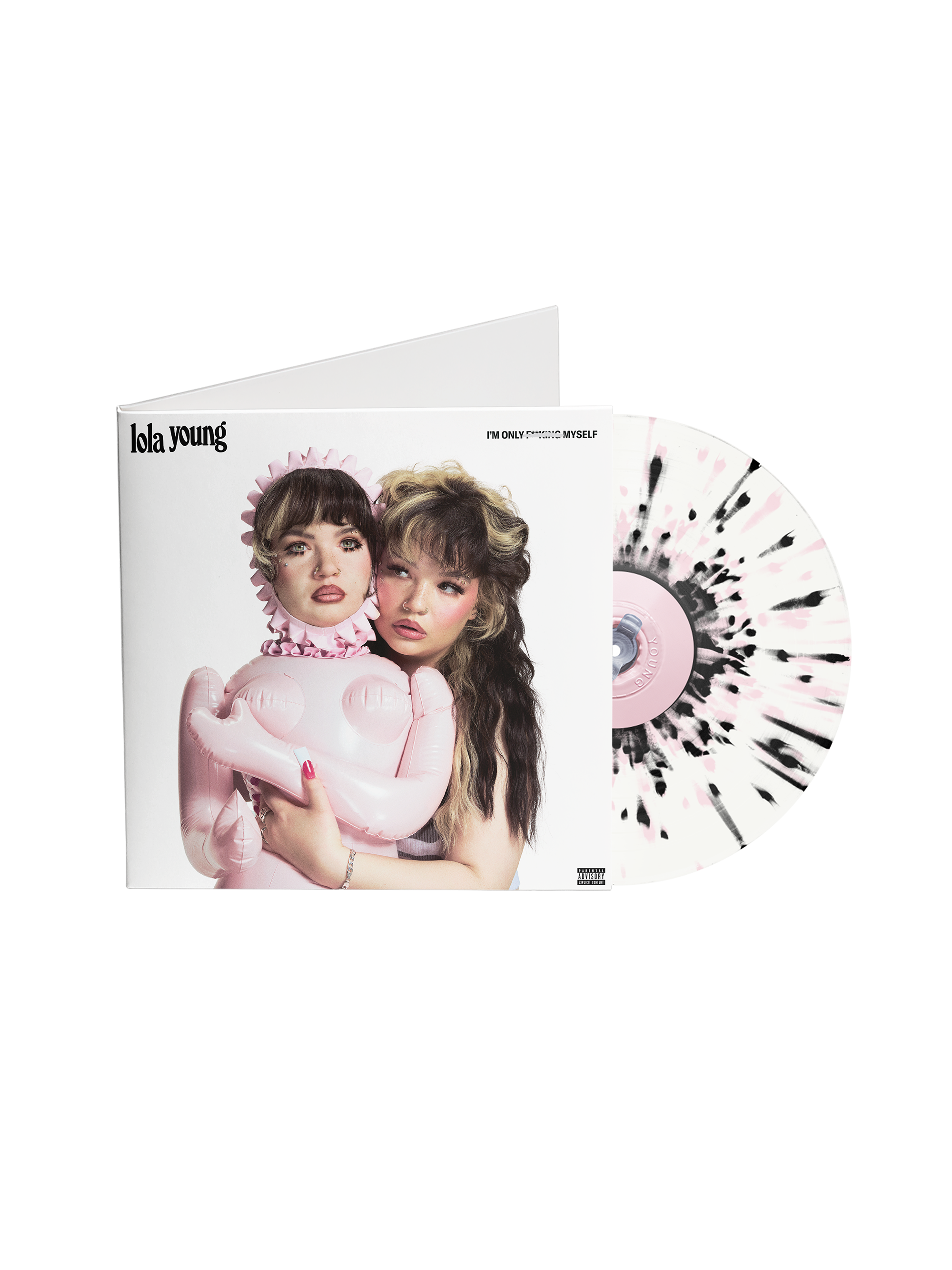 I'm Only F**king Myself: The "Blister" Edition (Pink & Black Splatter Vinyl LP)